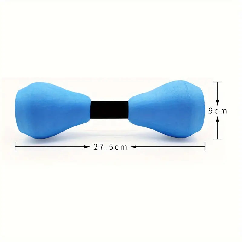 2Pcs Aqua Fitness Barbell - Dual Use Eva Foam Dumbbells(Blue)