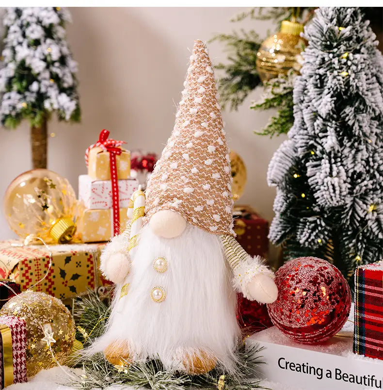 LED Glowing Santa Rudolph Doll