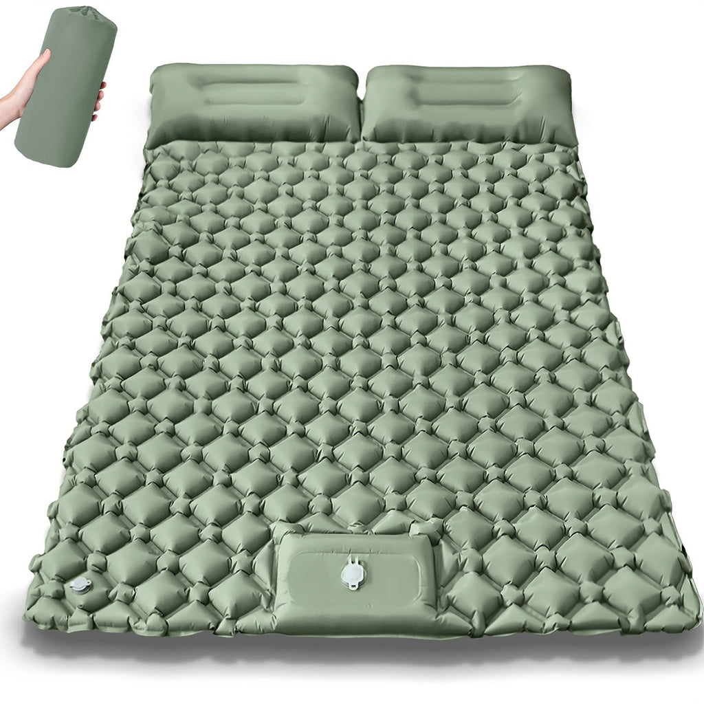 Inflatable Camping Sleeping Pad – Interlockable Ultralight Air Mattress