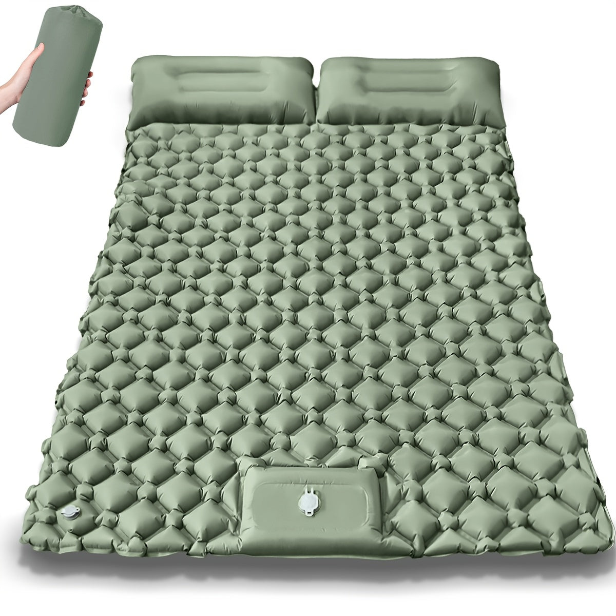 Inflatable Camping Sleeping Pad – Interlockable Ultralight Air Mattress