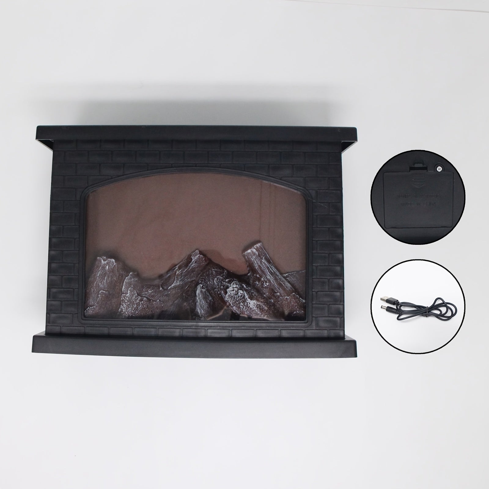 Fireplace Lantern Flame Light USB Battery Operated