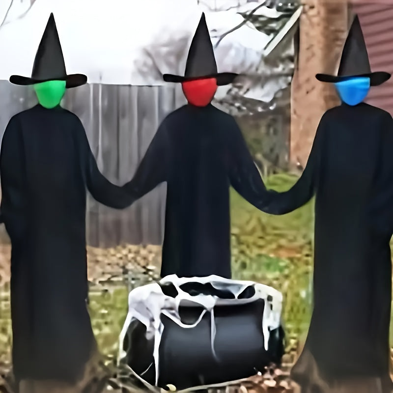 Halloween Yard Decoration Witches and Ghost Set (3pcs)