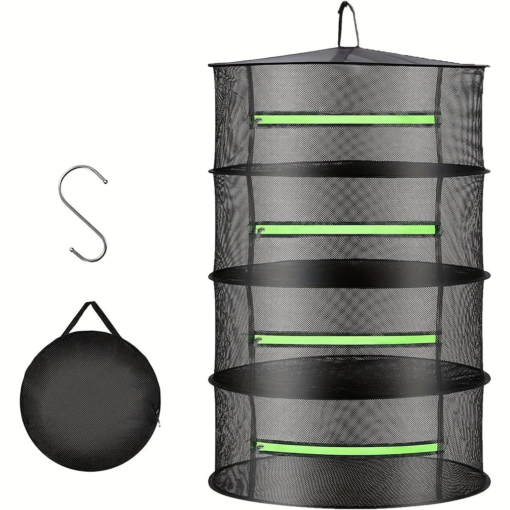 Hanging Plant Mesh Drying Rack (4-Tier)