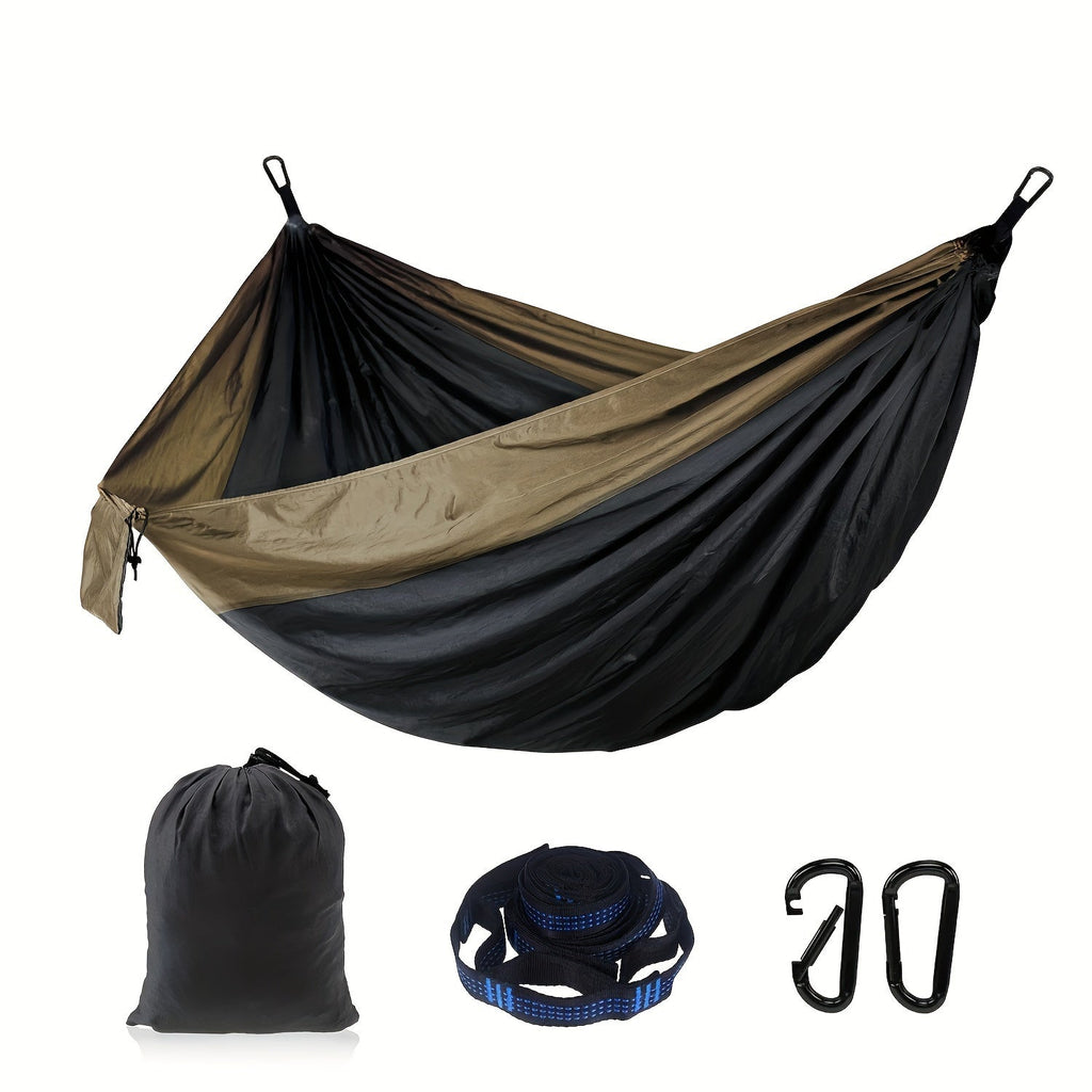 Anti-Tip Camping Hammock with Tree Straps & Carry Bag