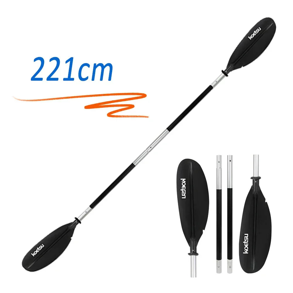 4-Piece Aluminum Adjustable Kayak Paddle