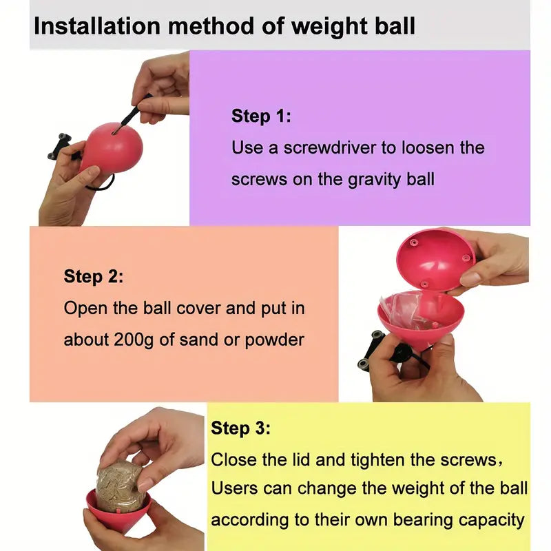 Adjustable Weighted Fitness Hoops for Effective Abdomen Workout