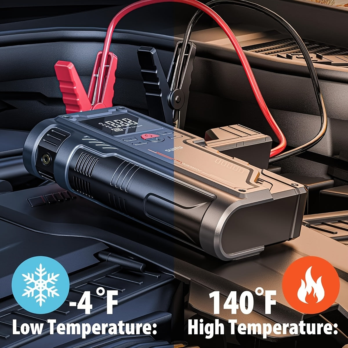 Portable Air Compressor & Jump Starter