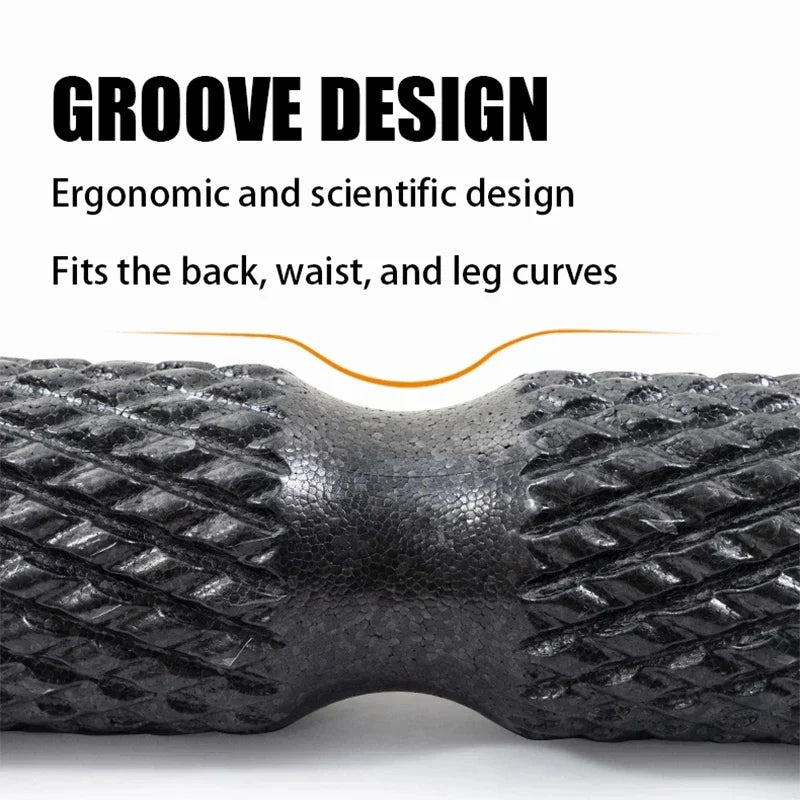 Fitness Foam Roller Yoga Block For Muscle Relief (Black)