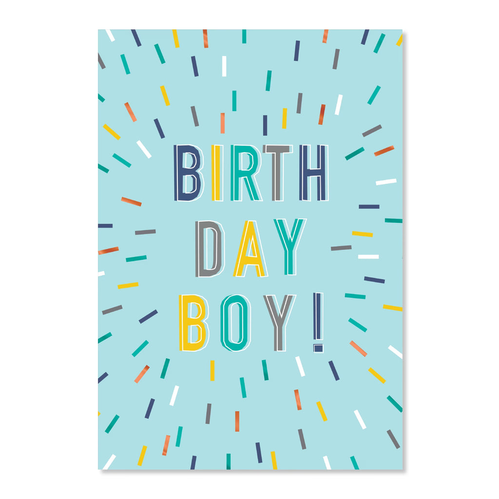 Birthday Card – Celebrate the Birthday Boy