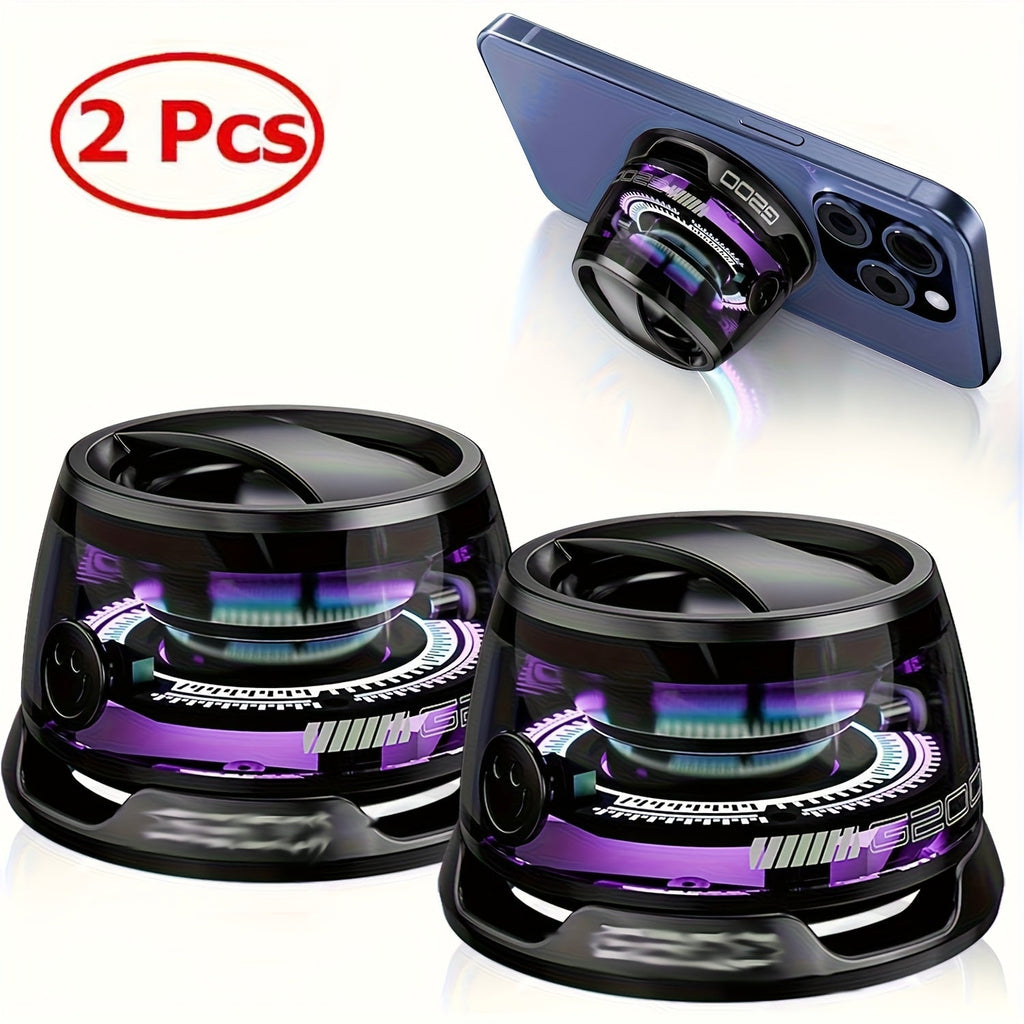 Wireless Speaker with 7-Color LED Lights (2pcs)