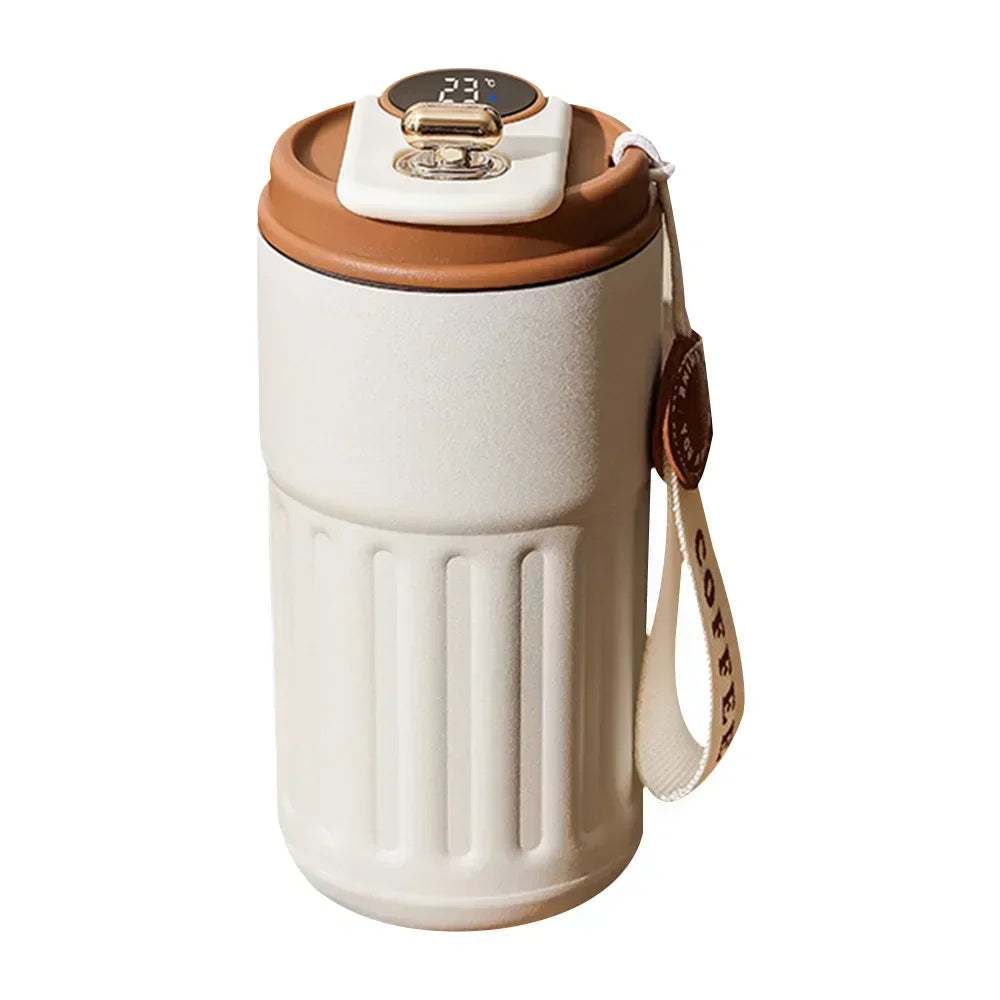 Bottle With Led Temperature Display Smart Thermos