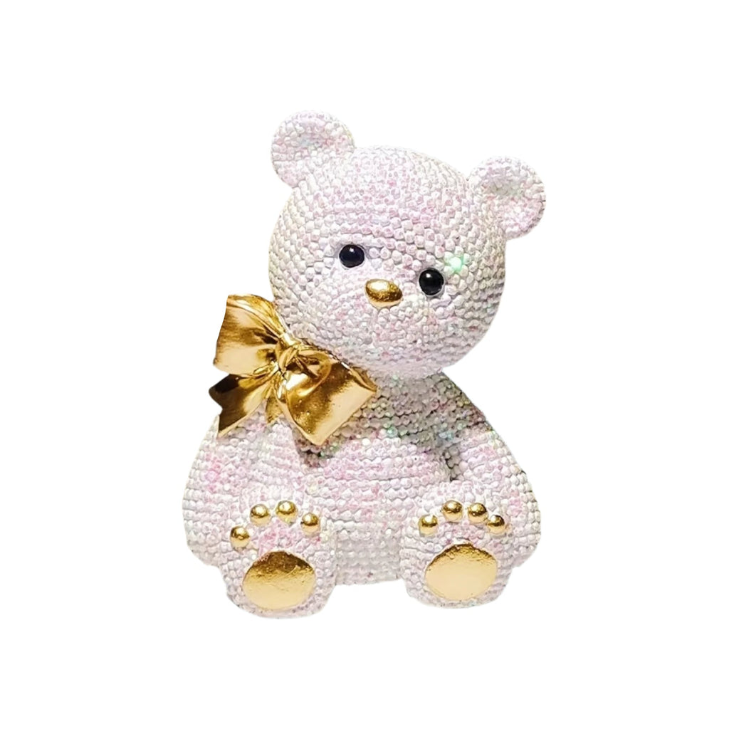 Cute Resin Bear Statue For Room Decor