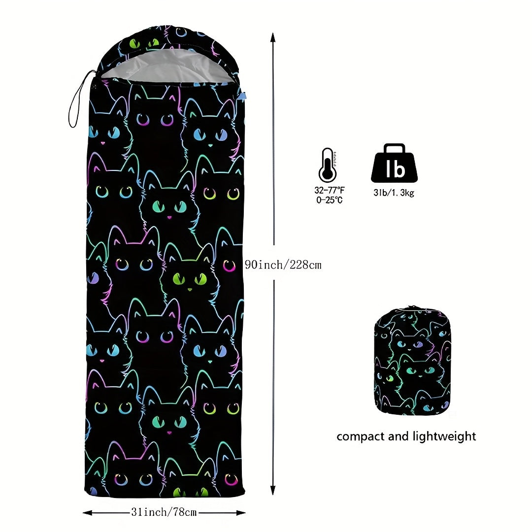 Cat Camping Sleeping Bag Lightweight Outdoor Quilt
