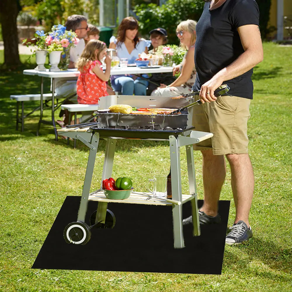 Fireproof Bbq Mat Heat Insulation Outdoor Protection
