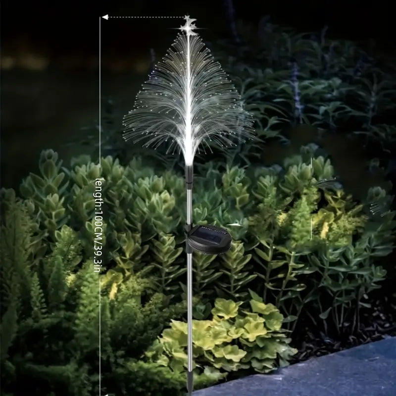 Radiant Solar Spectrum: 7 Color Changing Christmas Tree Lights