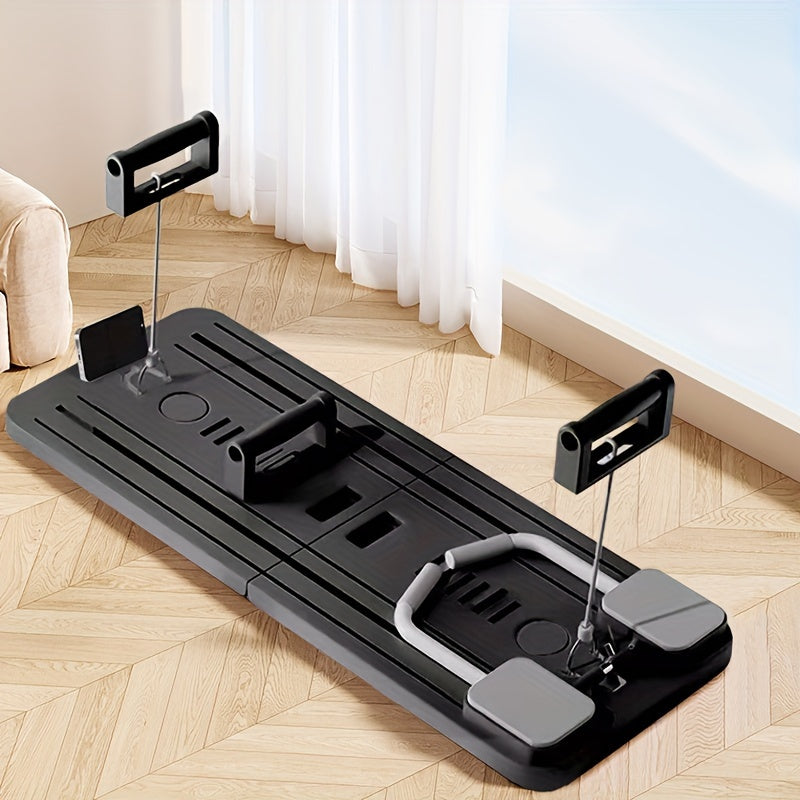 8-In-1 Ab Workout Board – Multifunctional Pilates & Core Strength Trainer(Black)