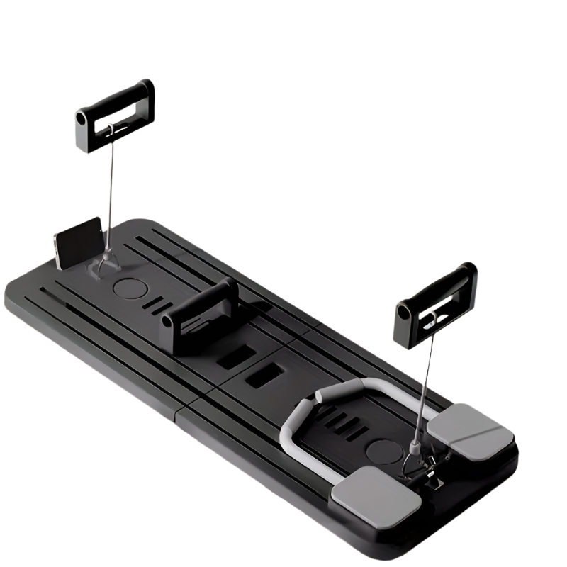 8-In-1 Ab Workout Board – Multifunctional Pilates & Core Strength Trainer(Black)