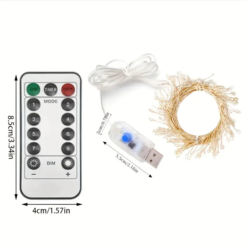 Remote-Controlled Fairy Tale Firecracker Lights