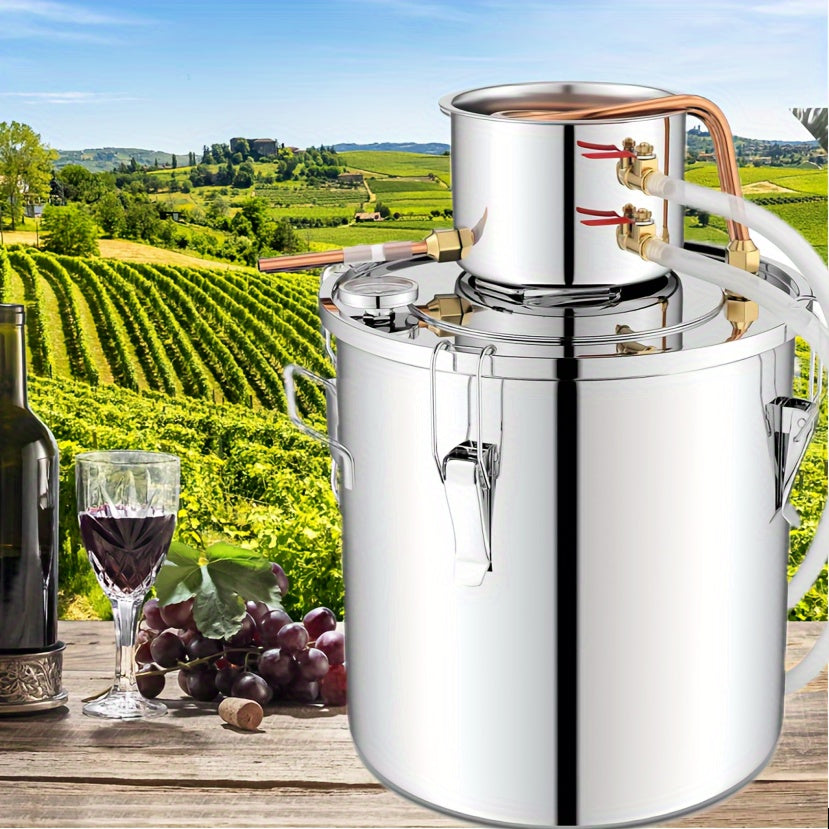 10L Copper Alcohol Still Stainless Steel Distiller