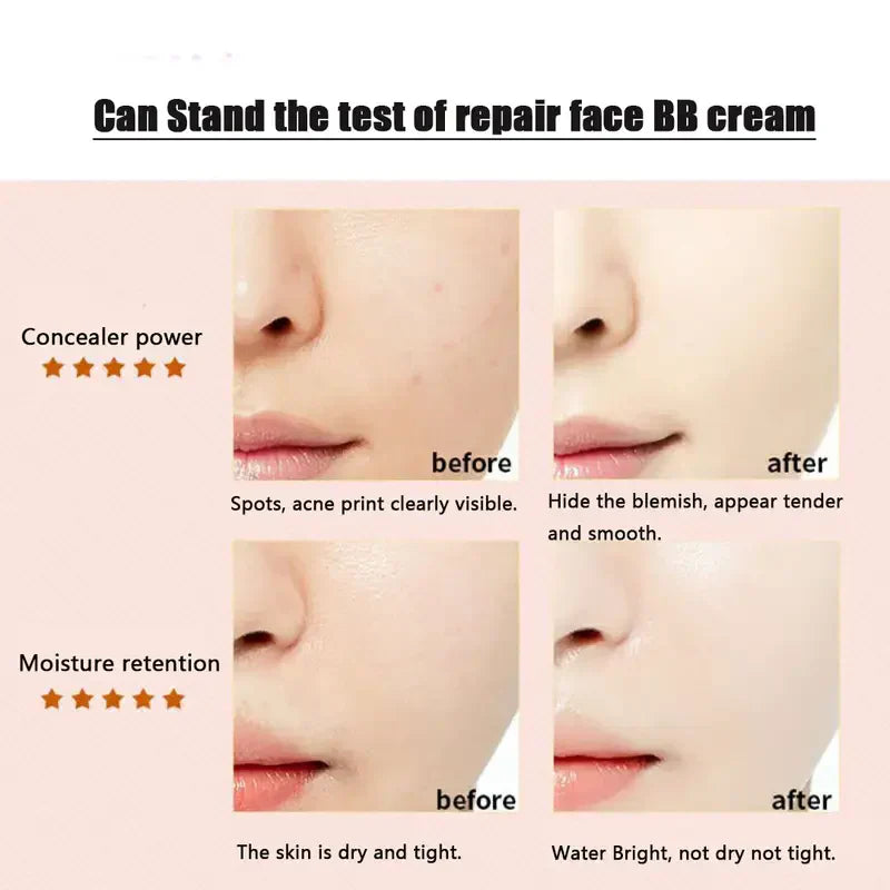 HEYXI Radiant All-in-One BB Cream: Lasting Coverage, Nourishing Moisture, Flawless Finish