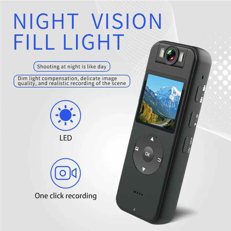 4K Hd Camcorder Night Vision Law Enforcement Recorder