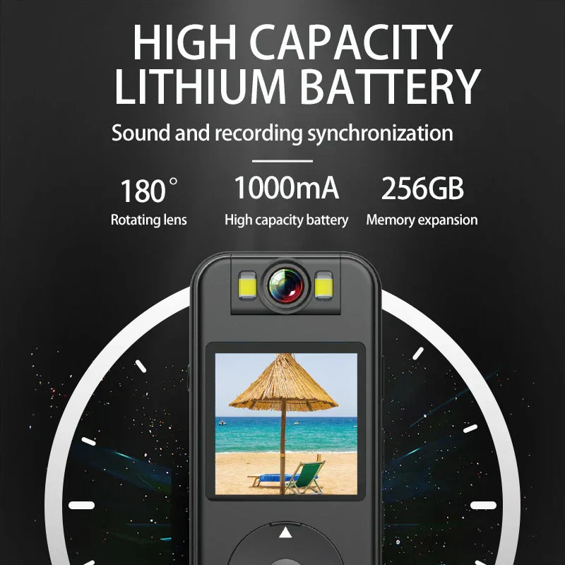 4K Hd Camcorder Night Vision Law Enforcement Recorder