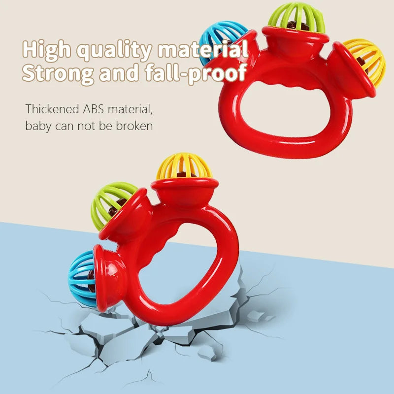 Baby Hand Rattle Ball Toys For Newborns (4Pcs)