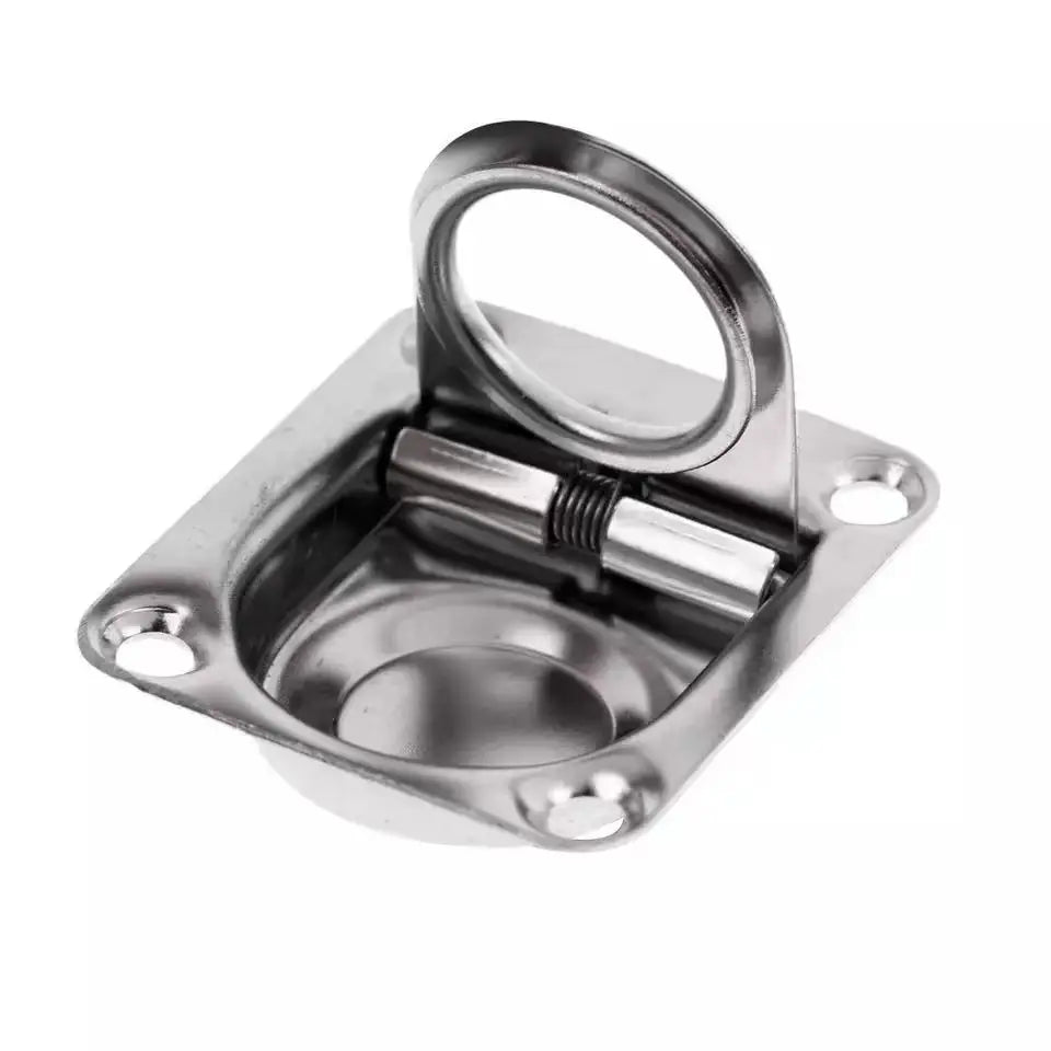 4Pcs Stainless Steel Boat Recessed Hatch Pull Handle