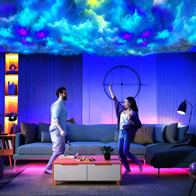 3D Thundercloud LED Light