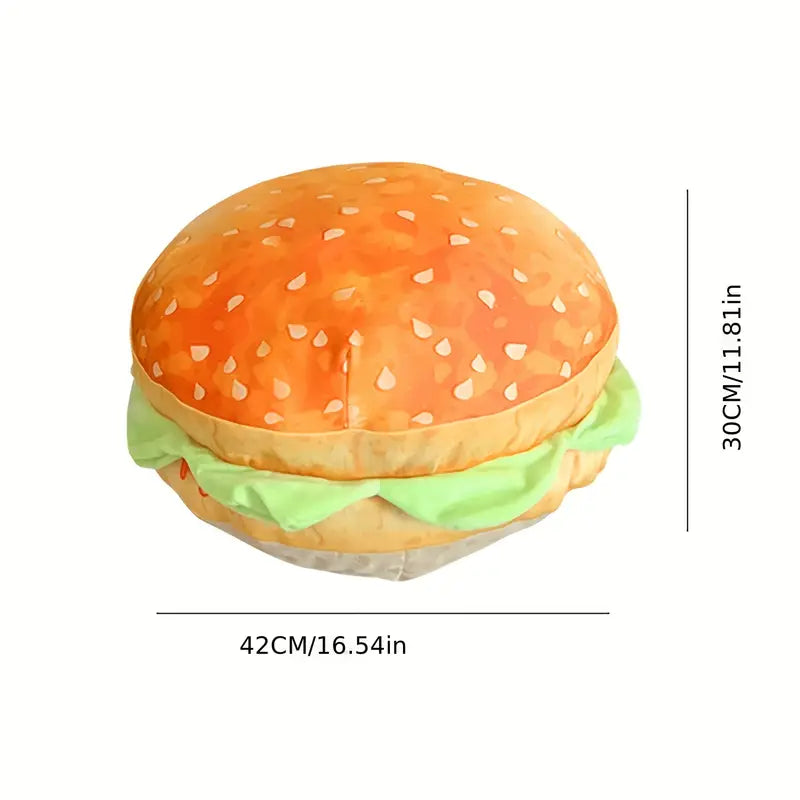 Delicious Burger Pillow Cushion