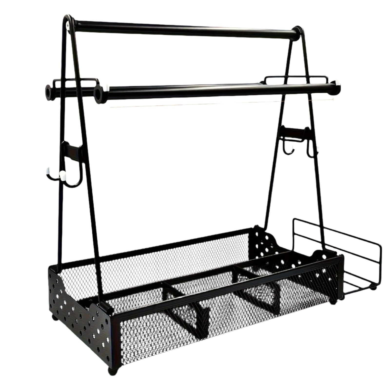 Grill Caddy with Hooks & Towel Holders