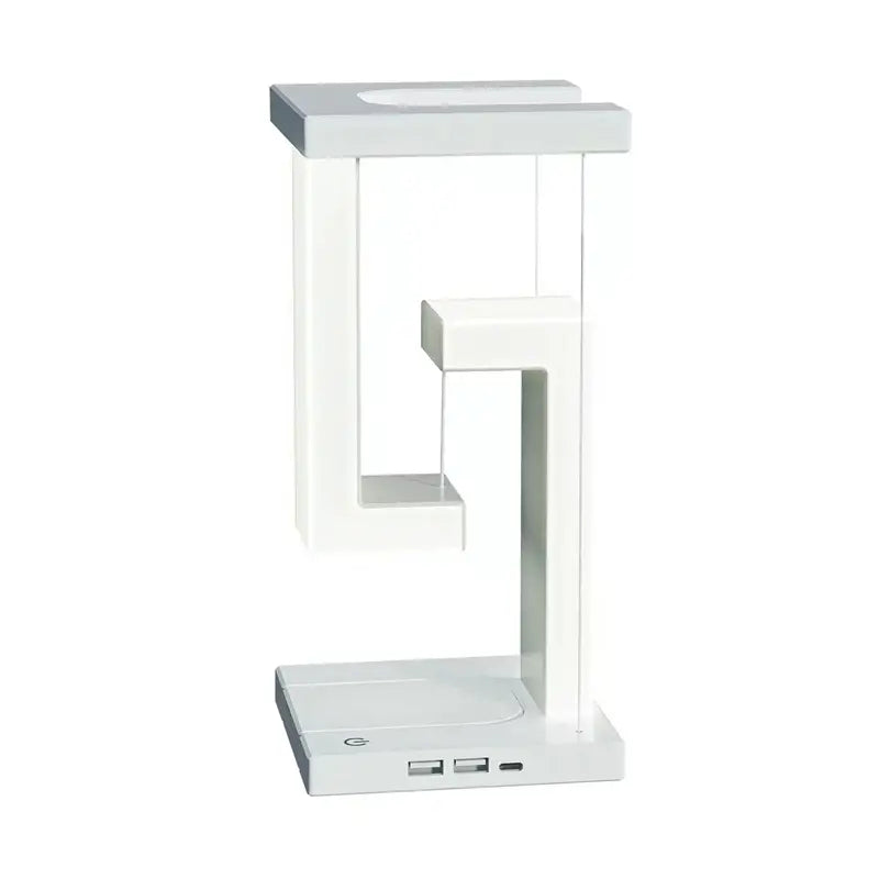 Floating Desk Lamp With Wireless Charging And USB Output Port