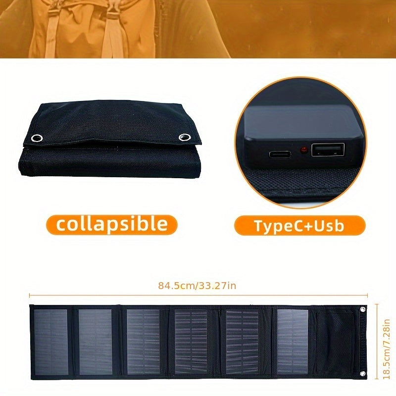 Foldable 60W Portable Solar Charging Panel