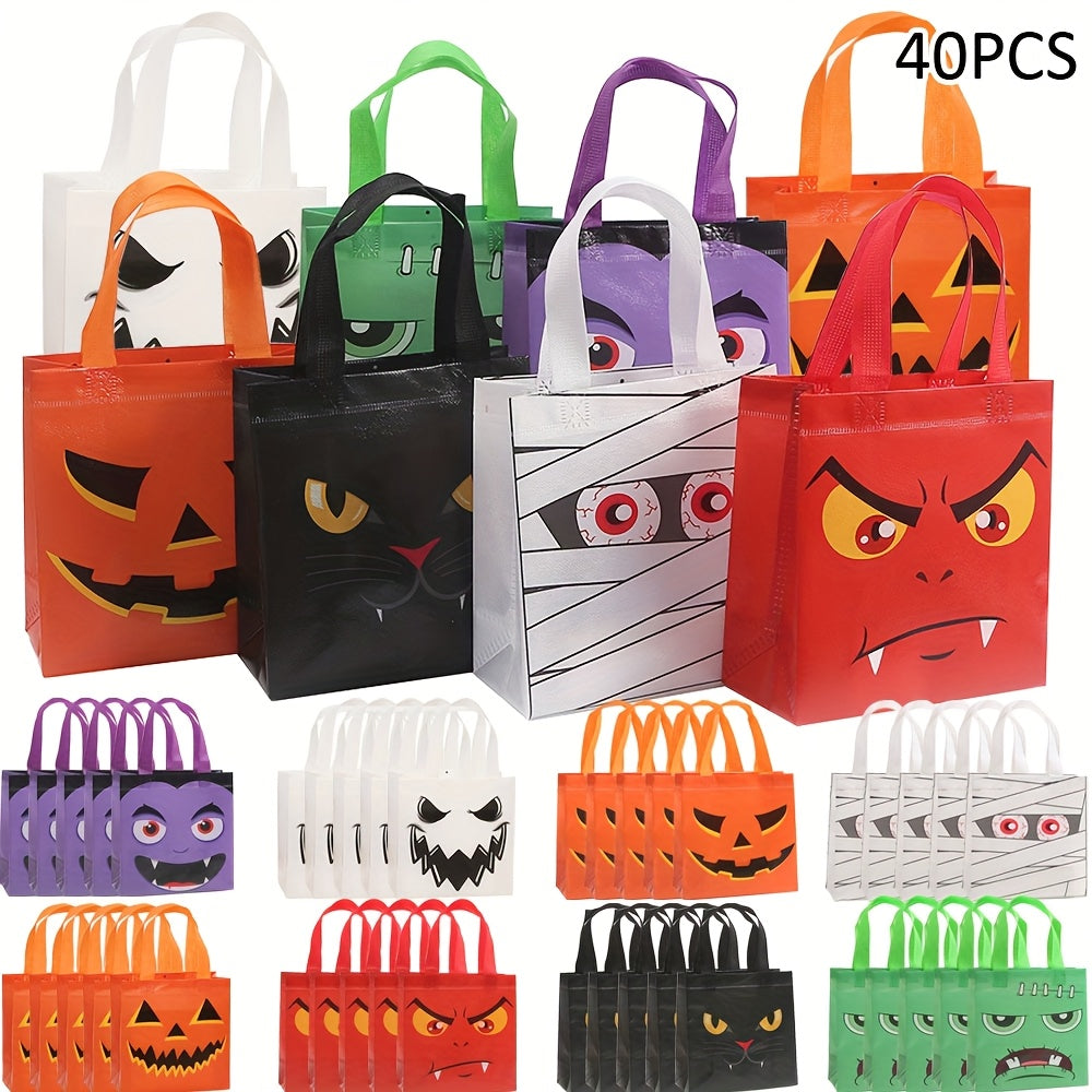 Halloween Trick or Treat Tote Bags (40PCS)