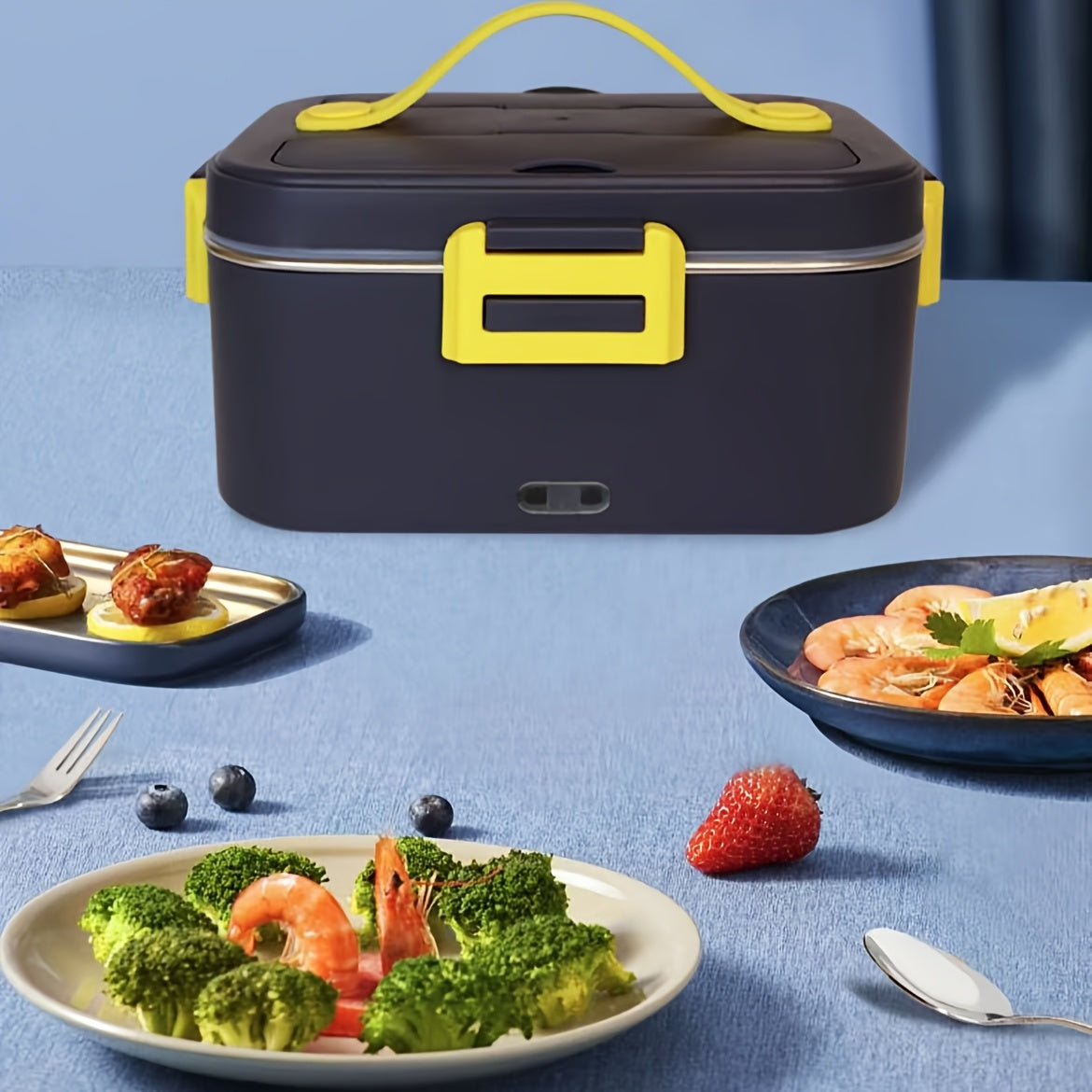 Electric Heated Lunch Box with Insulated Bag (1.8L)