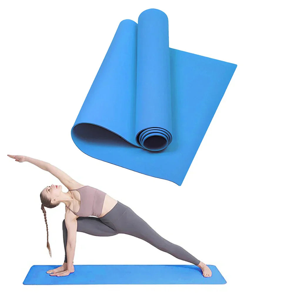 Anti-Skid Eva Yoga Mat For Fitness & Pilates (4Mm)