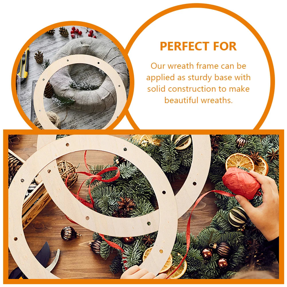 Wooden Wreath Frames For Diy
