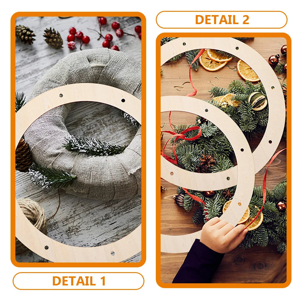 Wooden Wreath Frames For Diy