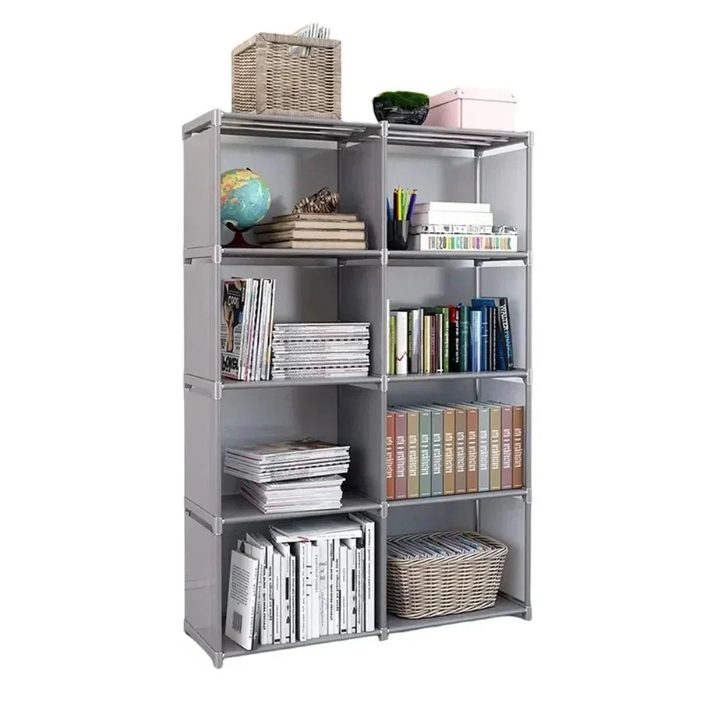 5-Tier Simple Bookshelf Easy Assembly Diy Bookcase