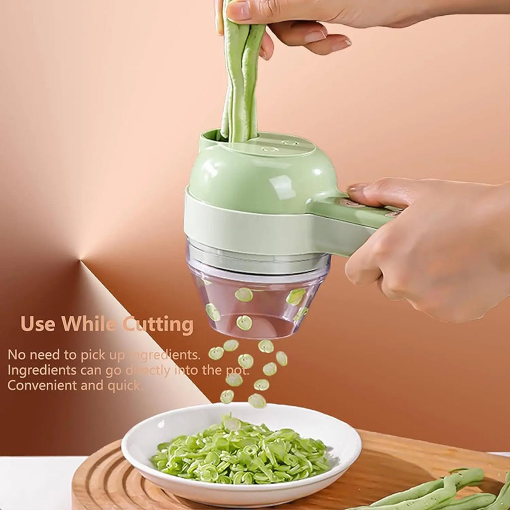 5-In-1 Electric Vegetable Cutter Set – Rechargeable