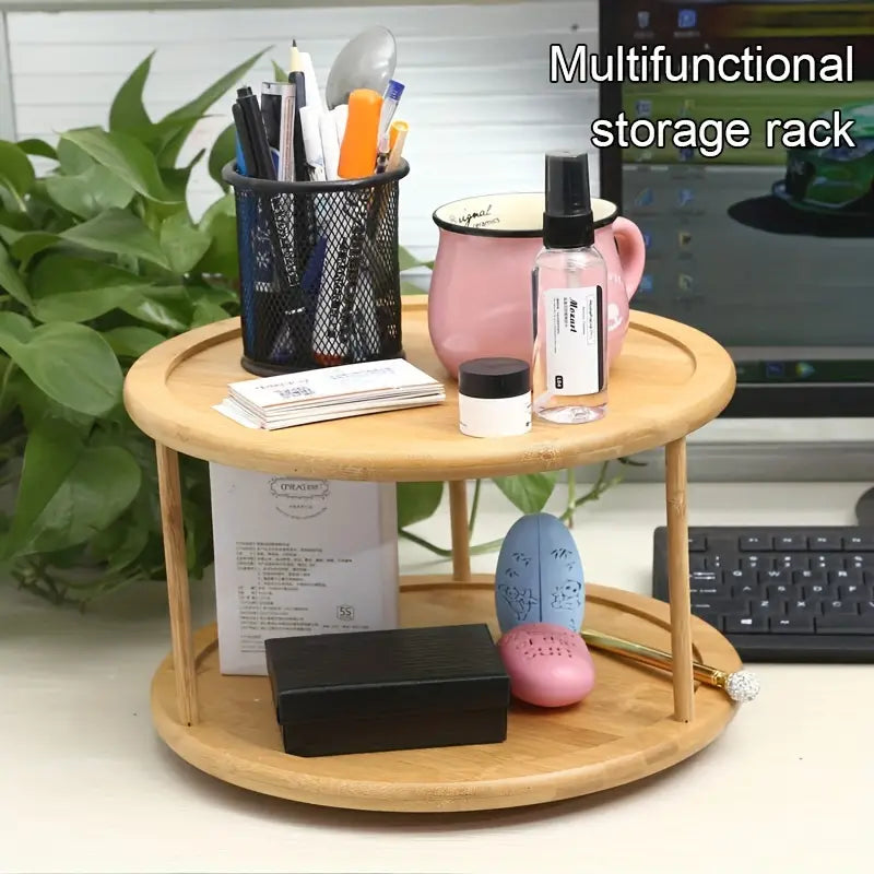 1pc Cosmetic Rotating Seasoning Rack