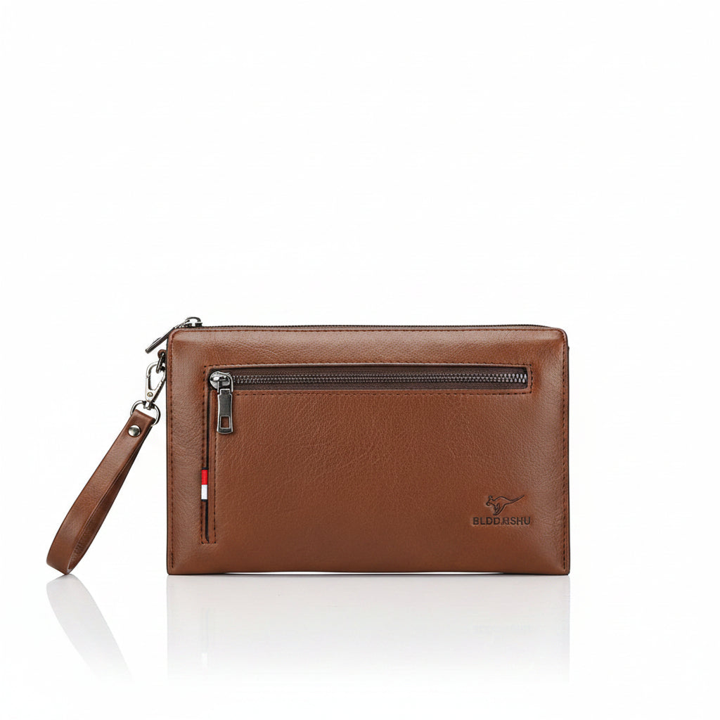 Combination Lock Clutch Wallet