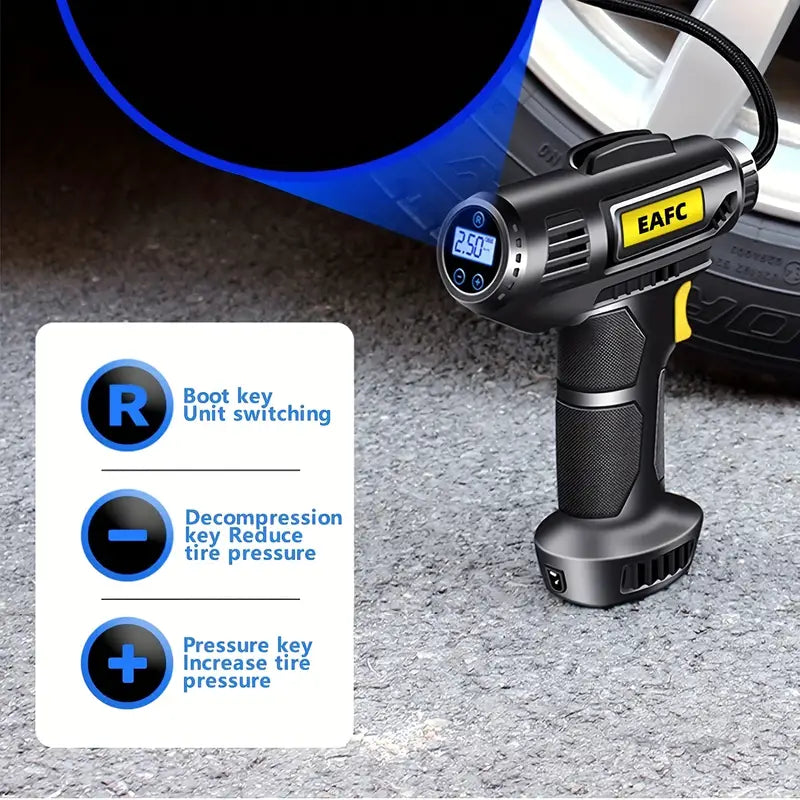 Empower Your Wheels with 120W of Portable Air Excellence