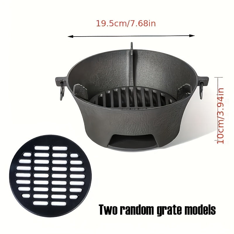 Cast Iron Charcoal Stove Rack for Outdoor Use