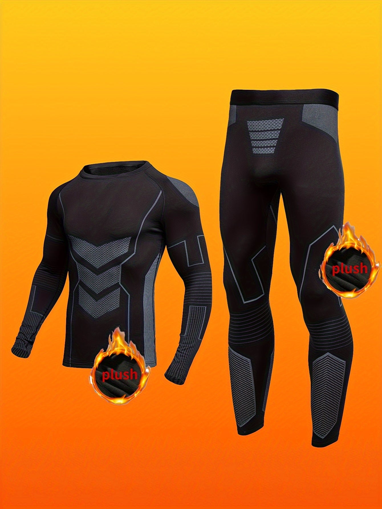Men's Thermal Full Sleeve Underwear Set