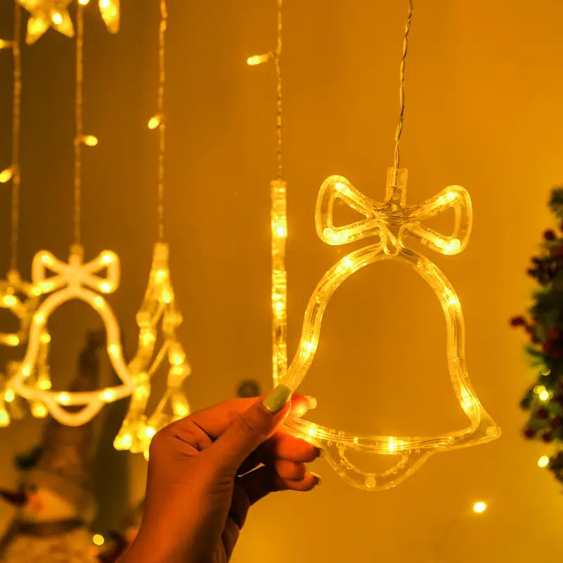 Merry & Bright: Christmas Curtain Illumination