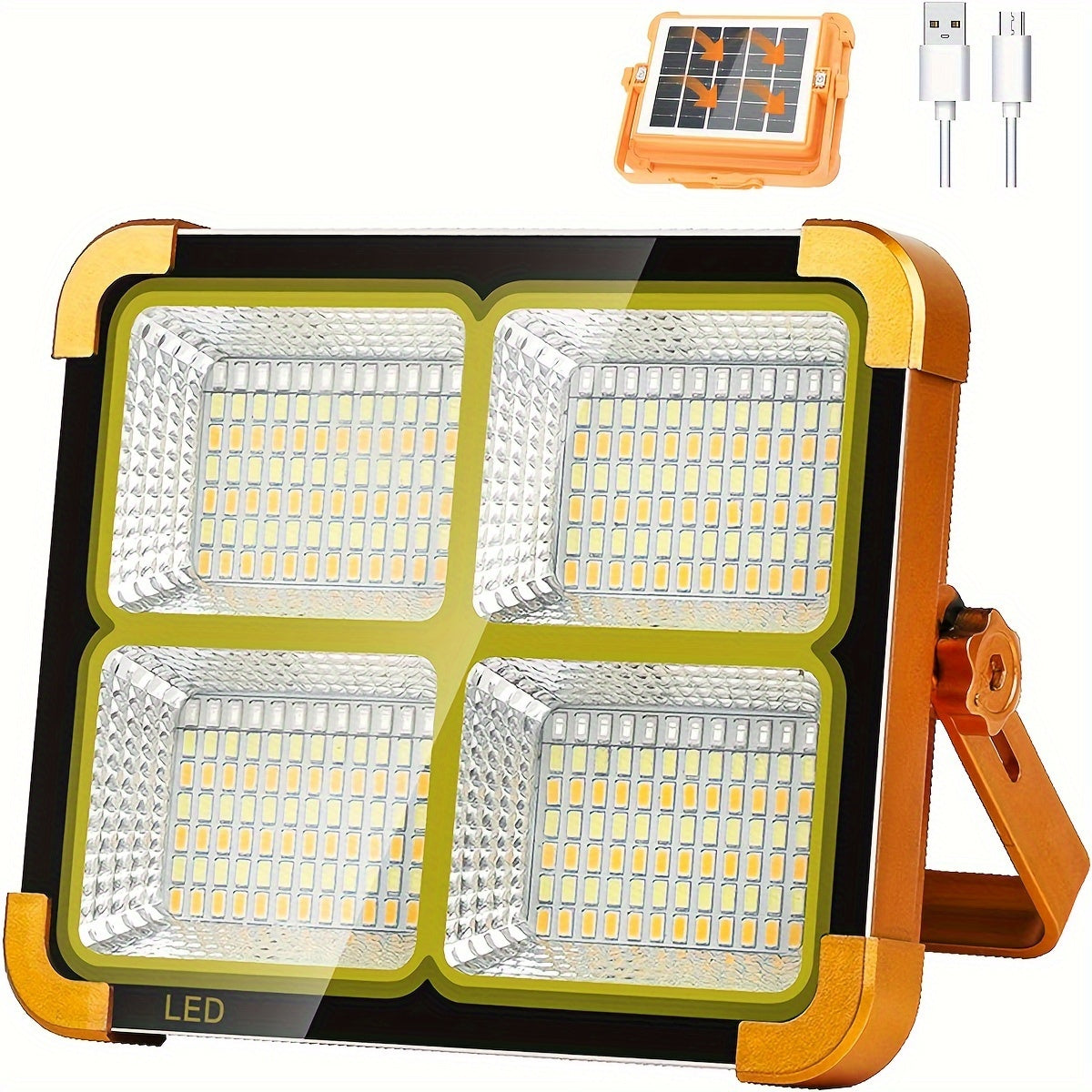 Portable Solar USB Rechargeable LED Light