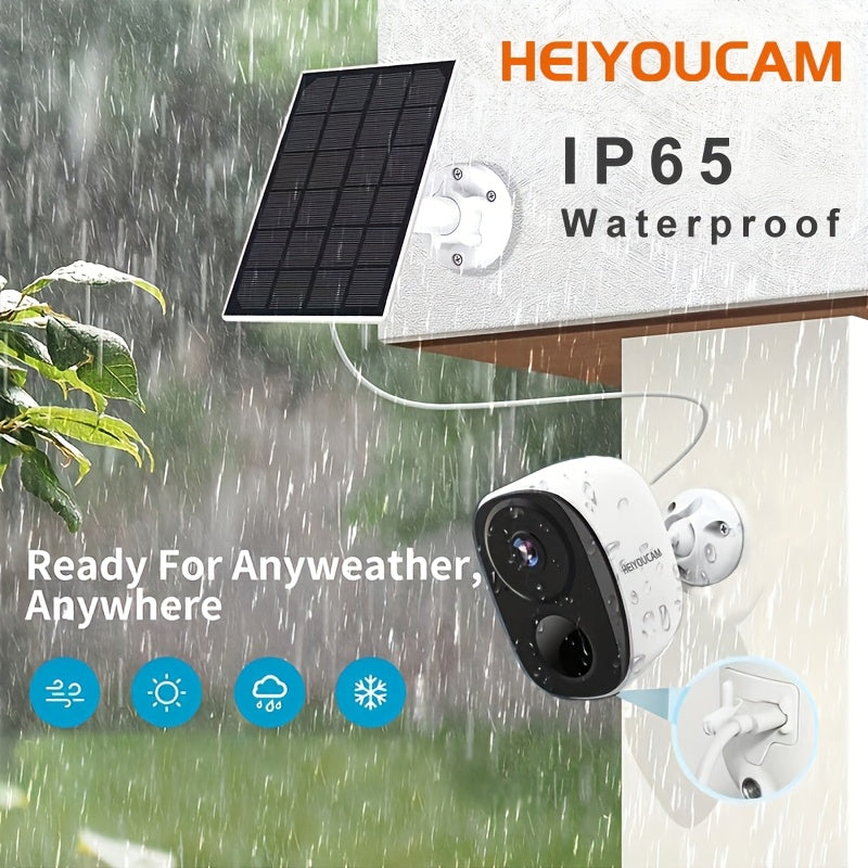 Wireless Solar Security Camera Outdoor (3MP Night Vision)