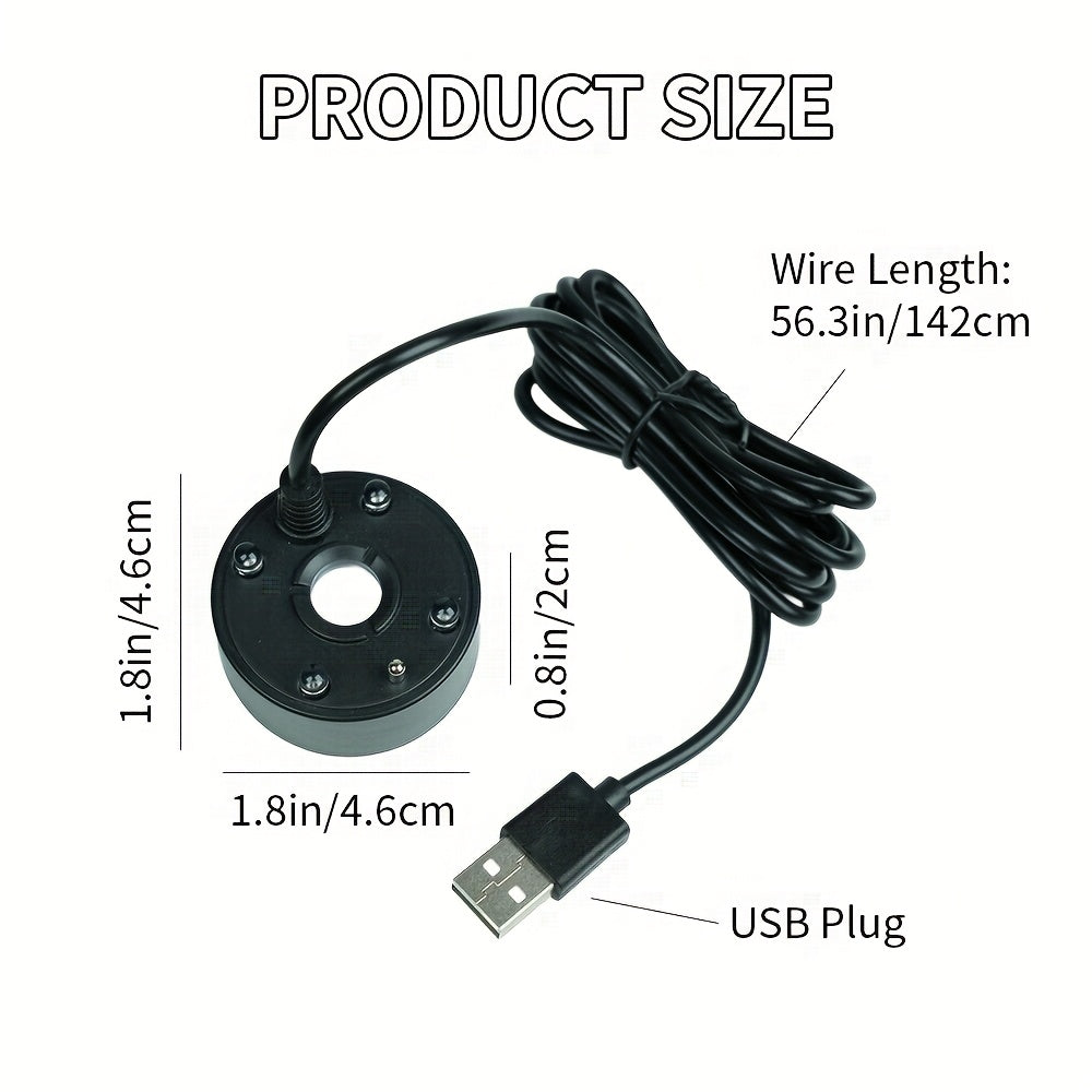 Mini Mist Light Fish Tank Atomizer USB