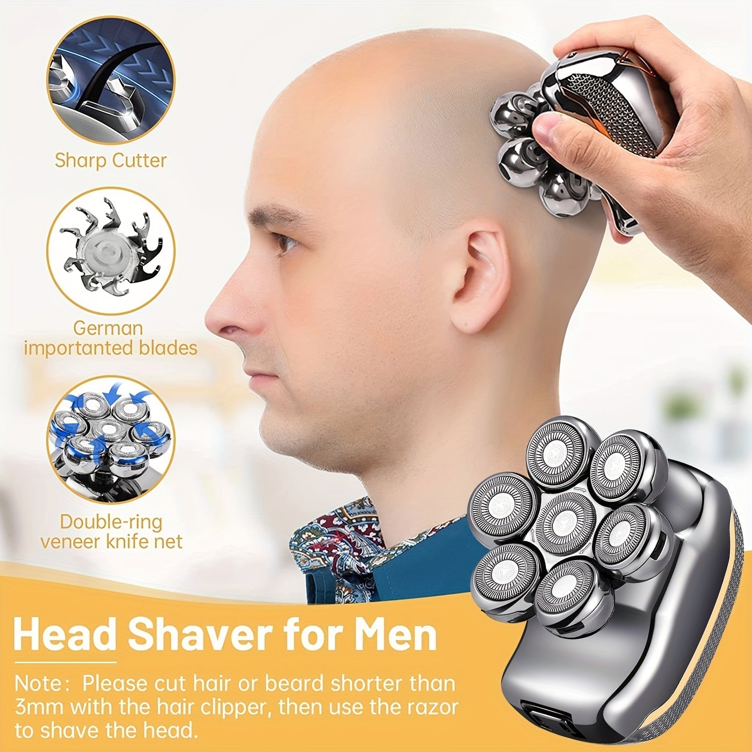 Wet/Dry Beard Trimmer & Body Hair Clipper